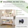 Sapphtopaz Classic Retro Console Table with 3 Top Drawers & Open Style Bottom Shelf, 50" Entryway Sofa Table, Solid Pine Entryway Table - 3 of 4