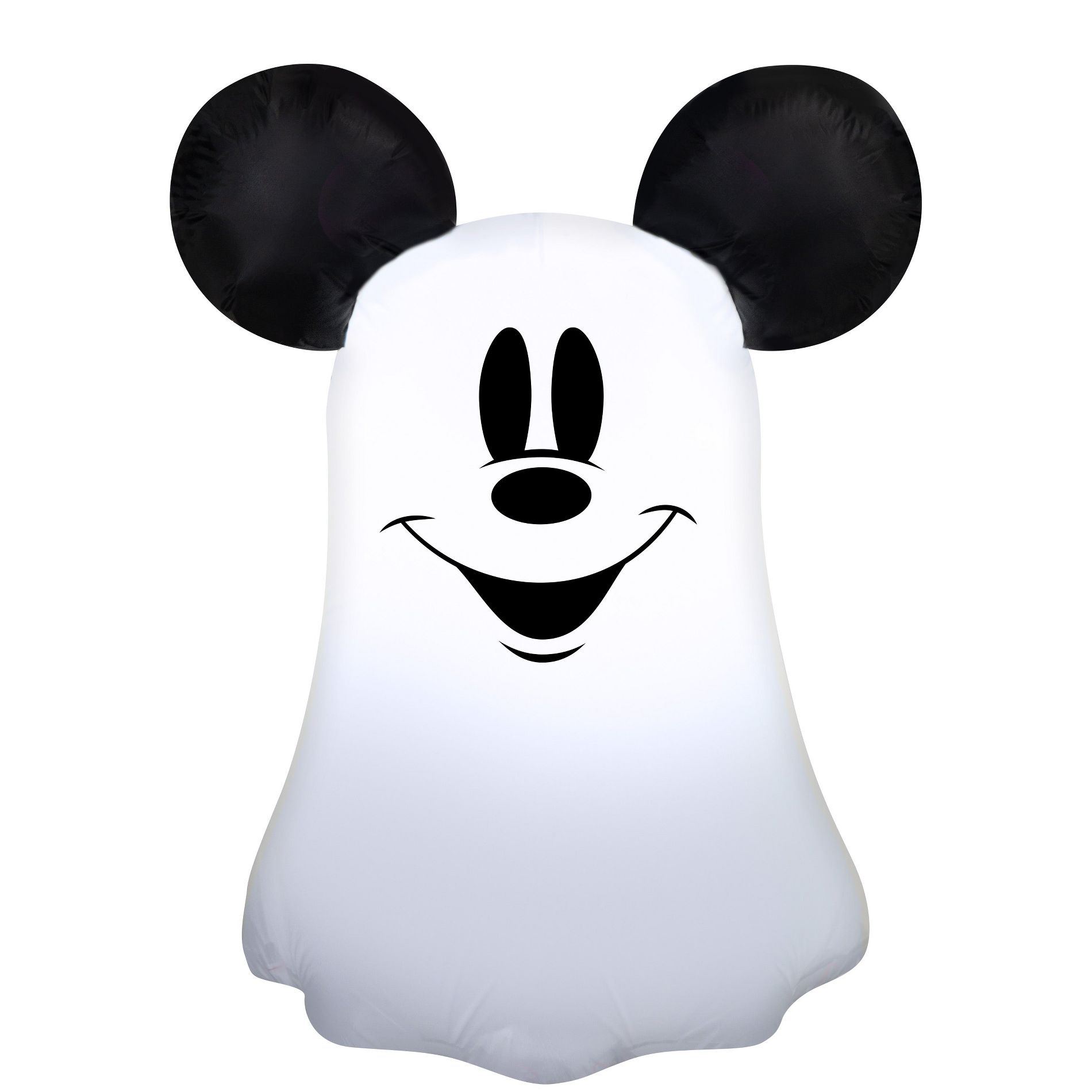 Gemmy Airblown Inflatable Stylized Mickey Ghost Disney , 3.5 ft Tall, Multicolored