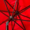 Venice Single Scallop 9Ft Crank Push Button Tilt Umbrella - PAT8010 - Safavieh - 4 of 4
