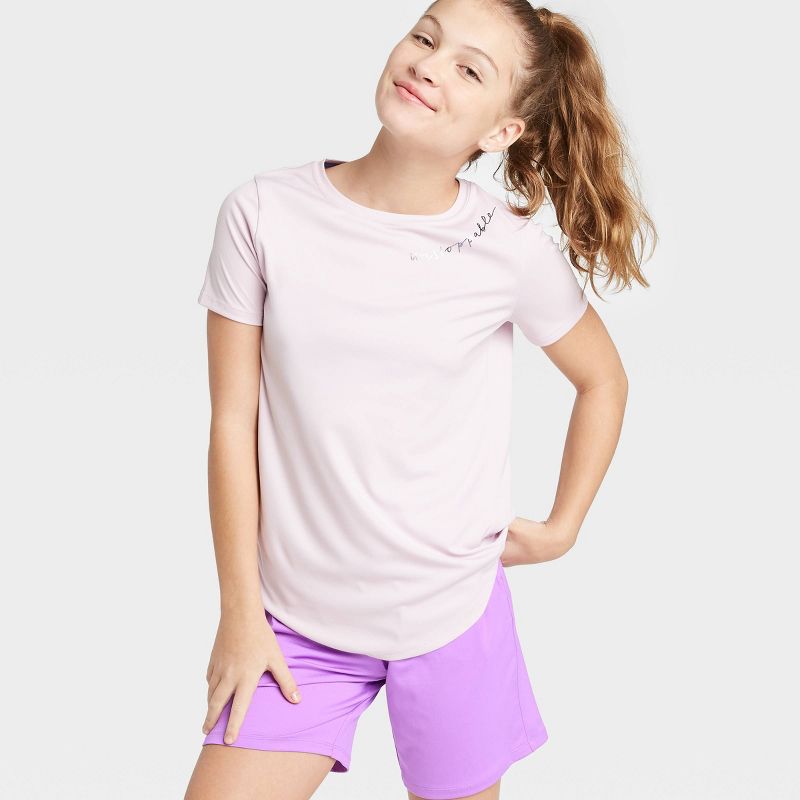 Girls' Gym Shorts - All In Motion™, 4 of 5