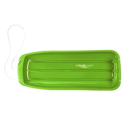 Lucky Bums Snow Kids 48 Inch 1 Person Plastic Toboggan Sled w/ Pull Rope