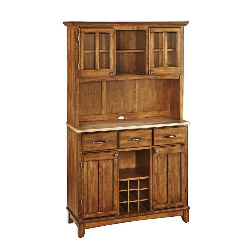 Sideboard buffet Servers Wood Top and Hutch - Home Styles, 1 of 3