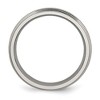 Black Bow Jewelry 6mm Titanium Polished Double Milgrain Standard Fit Band - 2 of 4