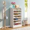 Hommoo 7-Tier Tall Shoe Rack White - 3 of 4