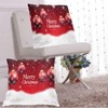 Pillow Covers Christmas Red Ball Pattern Festive Decorative Throw Pillow Case - 3 of 3