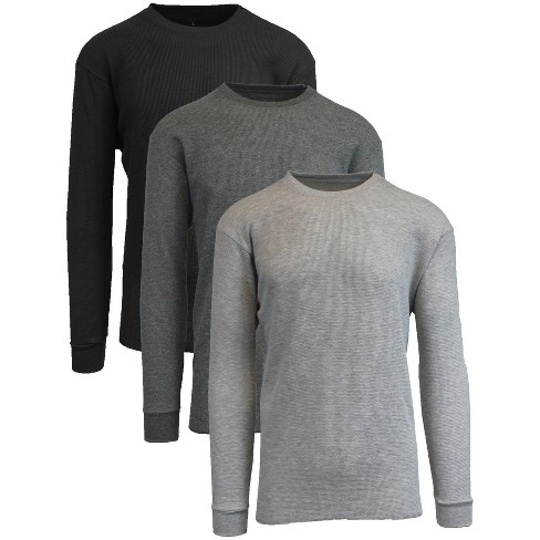 Galaxy By Harvic Men s Long Sleeve Thermal Shirt 3 Pack Target