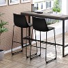 Dreama Retro Side Chair Dining Chair with Metal Legs for Kitchen, Living, Dining Room, Set of 2,The Pop Home - 3 of 4