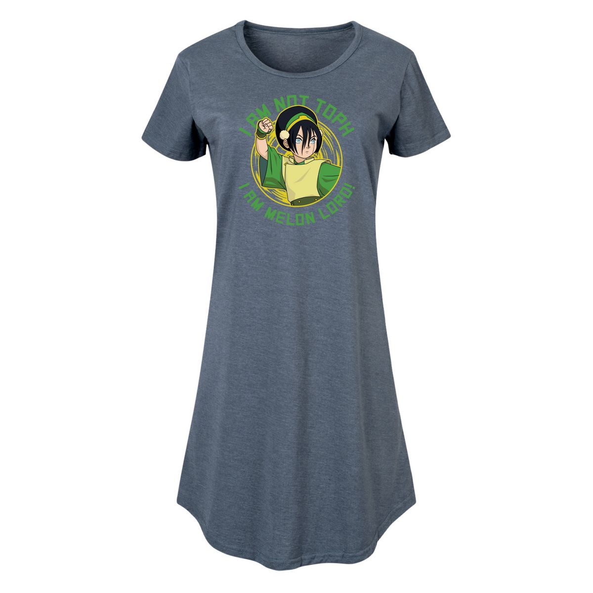 Women's - Avatar - The Last Airbender - Toph Melon Lord Graphic T-shirt Dress