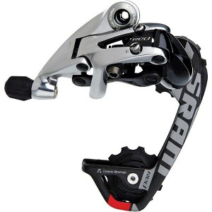 SRAM Red WiFli Rear Derailleur - 10 Speed, Medium Cage, Black/Silver - 1 of 1