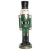 JUJABU 28.3" Green Wooden Christmas Nutcracker Soldier Figure - Holiday Cheer for Home, Christmas Gift & Decor - 3 of 4