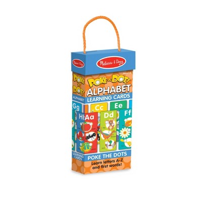 Melissa & Doug Poke-a-Dot Alphabet Learning Cards