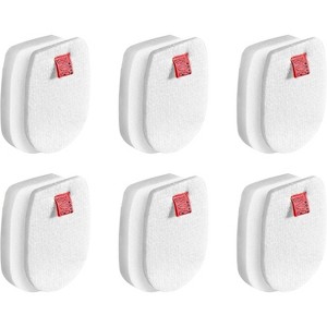 Nispira IZ300 IZ300UK Foam Felt Sponge Filters for Shark IZ300UKT IZ320 IZ320UK Anti Hair Wrap Cordless Vacuum Cleaners Accessory Filters, 6 Sets - 1 of 4