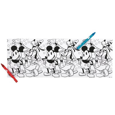 Mickey Mouse & Friends 3ct Coloring Rolls with Crayons Party Favors