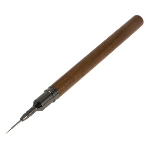 Unique Bargains Nail Painting Brushes for Polish Painting Home DIY Brown 1 Pc - 1 of 4