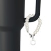 Unique Bargains Identification Handle Letter Charm Accessories Gold & Silver Tone 2 Pcs - 4 of 4