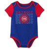 NBA Detroit Pistons Infant 3pk Bodysuit Set - 4 of 4