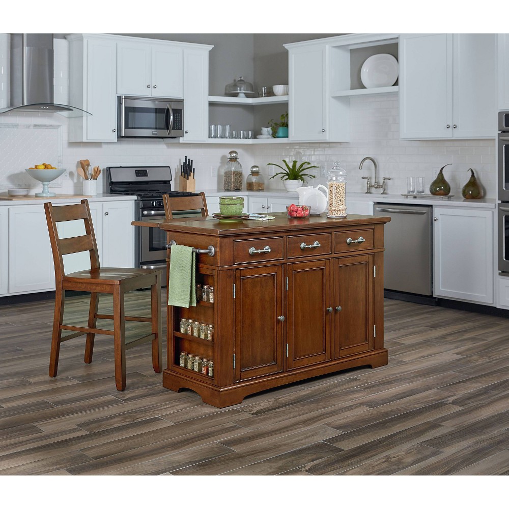 Country Large Kitchen Island  - OSP Home Furnishings