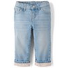 The Children's Place Toddler Girls Lined Roll Cuff 90s Straight Jeans - 2 of 4