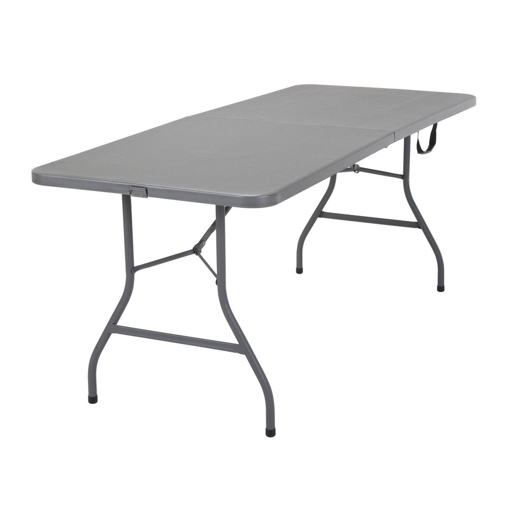 Photos - Dining Table 6" Blow Mold Centerfold Table Gray - Room & Joy