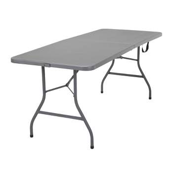 6" Blow Mold Centerfold Table Gray - Room & Joy