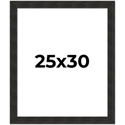 PosterPalooza | Contemporary Black Picture Frame - UV Acrylic, Foam Board Backing, Hanging Hardware