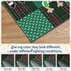 Christmas Area Rug, Santa Deer Print Washable Soft Carpet with Non Slip Backing, Low Pile Stain Resistant Floor Mat for Living Room, Bedroom - 4 of 4