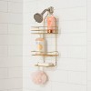 Metal Over The Shower Storage Brass - Room Essentials™ : Target