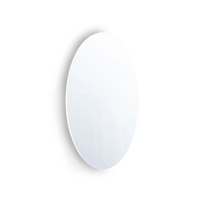 Cesicia 25" Round Mirror, Frameless Beveled Wall Mounted Bathroom Mirror, HD Makeup Mirror