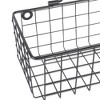 Asst Black Wire Wall Basket Set/2 - 2 of 4