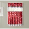 Kate Aurora Holiday Living Christmas Snowman Toss Complete 3 Pc Kitchen Curtain Tier & Valance Set - 58 in. W x 36 in. L - 2 of 2