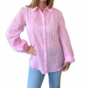 Women's Cora Button Down Shirt - lalavon - 1 of 3