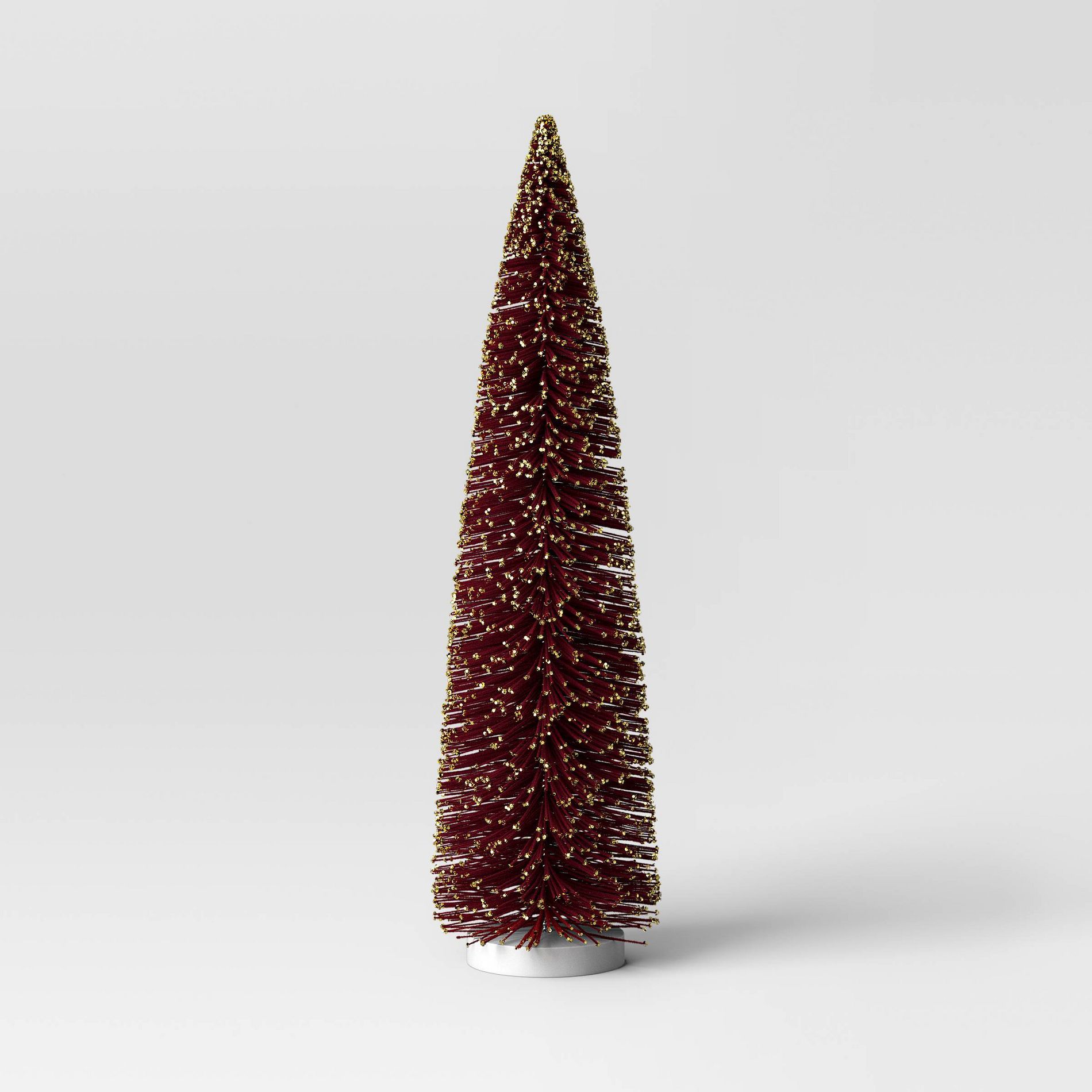 36" Christmas Flocking Tree Glitter Red - Wondershop™