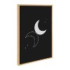 Kate and Laurel Sylvie Mystic 9 Framed Canvas by Jake Goossen, 23x33, Natural - 2 of 4