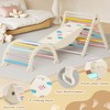 5 in 1 Pikler Triangle Set, Baby Climbing Toy Indoor Playground, Montessori Learning Toy with Arch, Ramp, and Climbing Triangle - 4 of 4