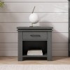 Child Craft Denman Nightstand with Drawer for Nursery or Bedroom, Large Storage Drawer, Made of Sturdy Pinewood, Non-Toxic, Baby Safe Finish - 2 of 4