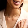 Pure Collection by Ross-Simons Italian 2.6mm 18kt Gold Vermeil Herringbone Necklace - 2 of 4