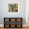33" x 31" Painting with Green Center by Wassily Kandinsky Wood Framed Wall Art Print - Amanti Art: Giclee Lithograph, Abstract Decor - 4 of 4