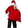 HalloweenCostumes.com    Deluxe Santa Sack, Red - 2 of 4