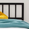 Vertical Panel Metal Headboard, Cal King, Black - 3 of 4