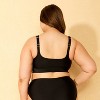 Women's Scoop Neck Longline Bikini Top - Shade & Shore™ Black - 2 of 3