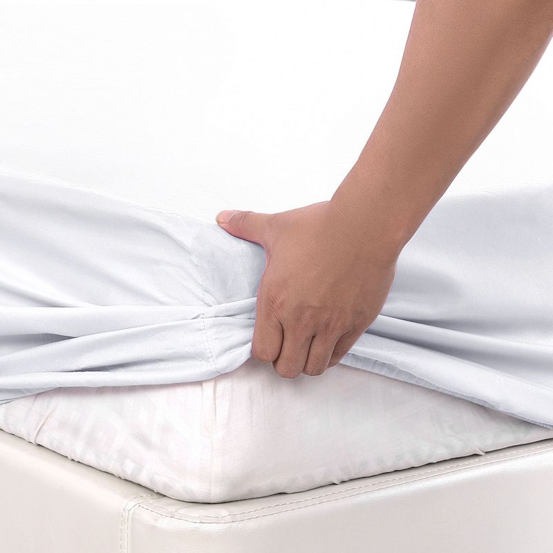 PiccoCasa Polyester and TPU Comfortable Breathable Waterproof Mattress Protector Covers 1 Pc, 2 of 4