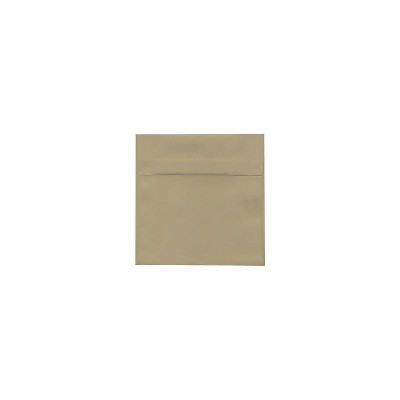 JAM Paper 6.5 x 6.5 Square Invitation Envelopes Tan Brown 227914986