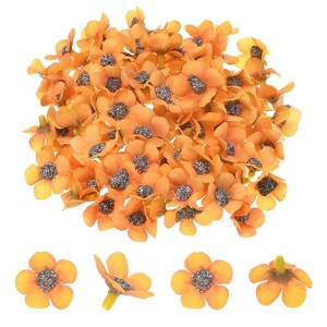 Unique Bargains Silk Decor DIY Wedding Mini Bulk Artificial Daisy Flowers Heads - 1 of 4