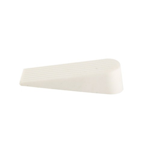 Unique Bargains Home Office Rubber Non-Slip Doorstops White 4" x 1.2" x 1.1" 2 Pcs - image 1 of 3