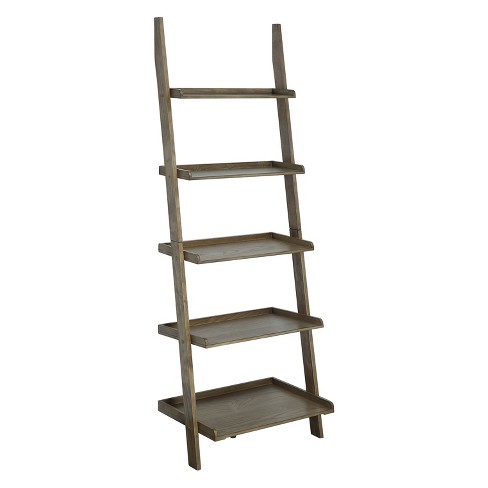 72.25 American Heritage Bookshelf Ladder Driftwood - Breighton Home :  Target