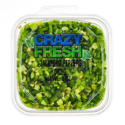 Crazy Fresh Diced Jalapeno Pepper - 6oz