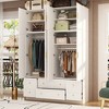FUFU&GAGA Modular Combination Wardrobe, Large Storage Space, Creating Exquisite Storage Life - 3 of 4