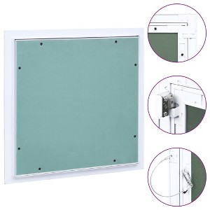 vidaXL Access Panel with Aluminum Frame and Plasterboard 11.8"x11.8" - 1 of 4