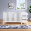 FURNIinspire Cribs Convertible Crib Baby Crib Baby Bed, Toddler Crib Changer Combo, 3 In 1 Crib Nursery Cribs For Bedroom, White, 71.5"*29.75"*35" - 4 of 4