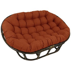 Blazing Needles, 65-inch by 48-inch Solid Outdoor Spun Polyester Double Papasan Cushion - 1 of 1